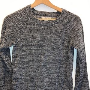 Bass | Heather Grey knit crewneck sweater | xs